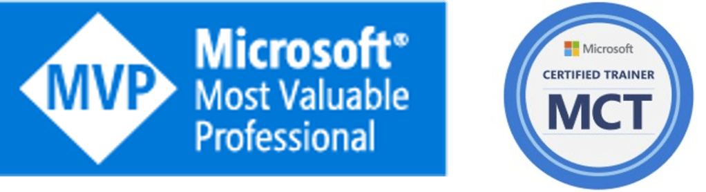 Microsoft MVP and Microsoft MCT